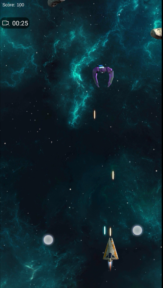 Space Shooter Android Movement & Firing