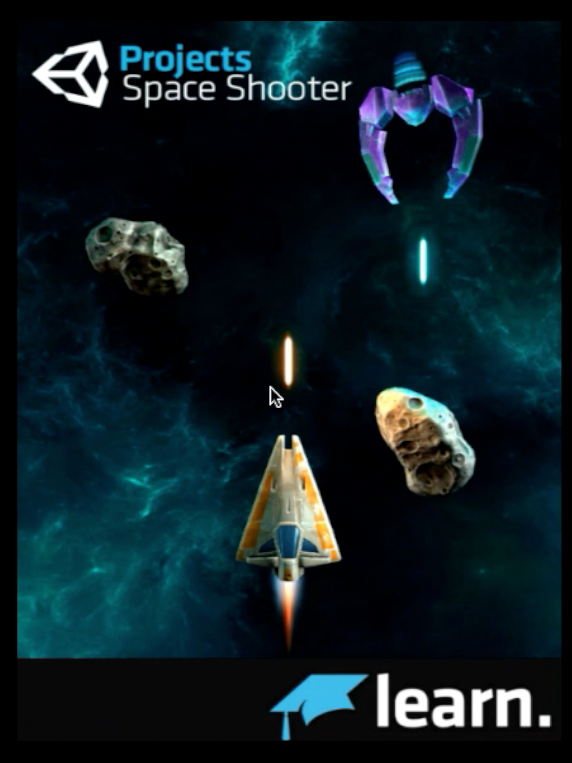 Space Shooter Main Screen
