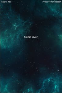 Space Shooter Extended Game Over 2